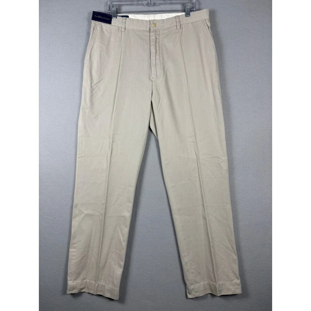 Polo Ralph Lauren Prospect Pant Chino Straight Leg 36x32 Tan Khaki